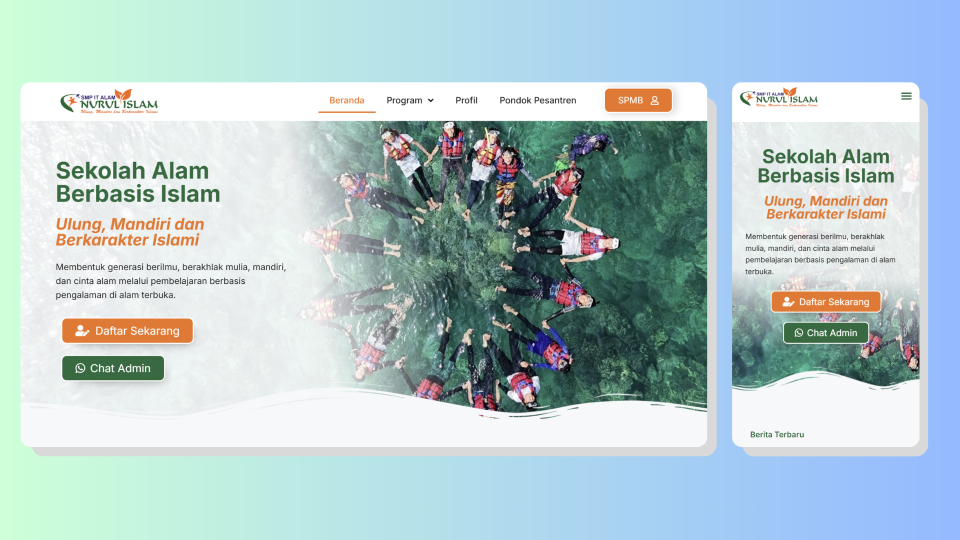 Website Sekolah Alam